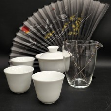 Дорожный набор Белый фарфор Дорожный набор Белый фарфор