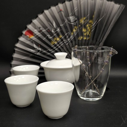 Дорожный набор Белый фарфор Дорожный набор Белый фарфор