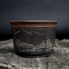 Чашка  Гуанси «Лодка» тёмная, 80 мл