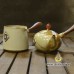 Чайник «Сердолик» с узором (глина/глазурь)
